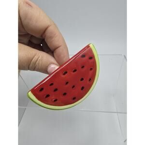 Nora Fleming Watermelon Mini Taste of Summer A44 Hand-Painted Platter Charm